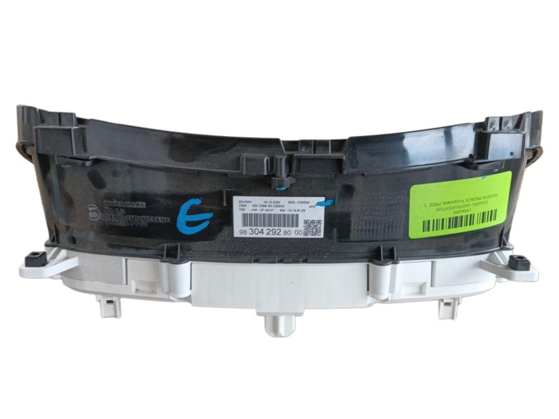 Recambio de cuadro instrumentos para toyota proace furgoneta (mdz_) electric (mdzs, mdzz) referencia OEM IAM  76916835OU 