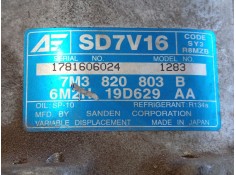 Recambio de compresor aire acondicionado para volkswagen sharan (7m8, 7m9, 7m6) 1.8 t 20v referencia OEM IAM 7M3820803B 17816060 2