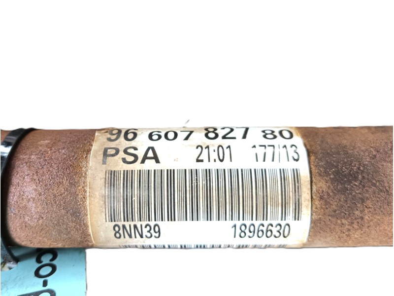 Recambio de transmision delantera izquierda para citroën berlingo multispace (b9) 1.6 hdi 90 referencia OEM IAM 9812781180 96607