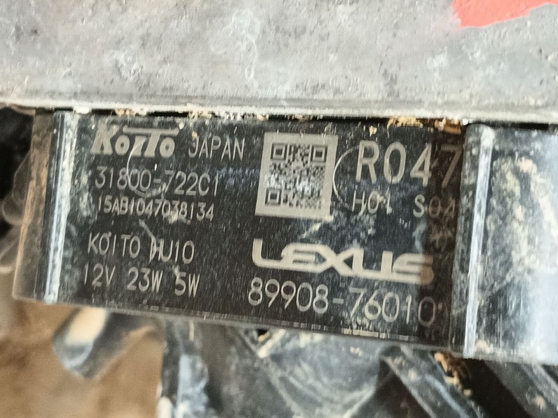 Recambio de faro derecho para lexus ux (_aa1_, _ah1_, _ma1_) 250h (mzah10) referencia OEM IAM 8114576241 8990876010 