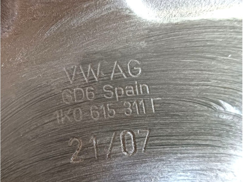 Recambio de mangueta delantera izquierda para volkswagen golf v (1k1) 1.9 tdi 4motion referencia OEM IAM 1K0407255T 1K0615311F 