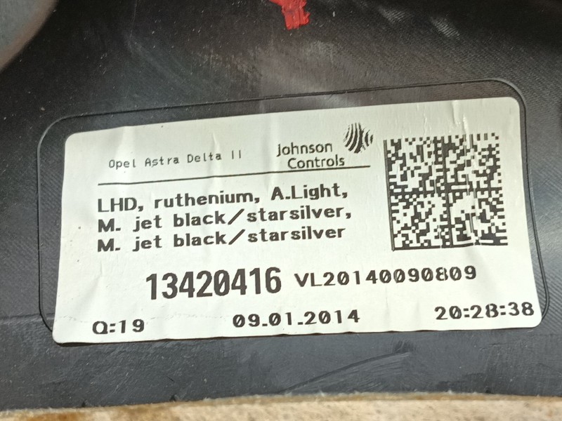 Recambio de guarnecido puerta delantera izquierda para opel astra j sedán 1.7 cdti (69) referencia OEM IAM 13420416 VL2014009080