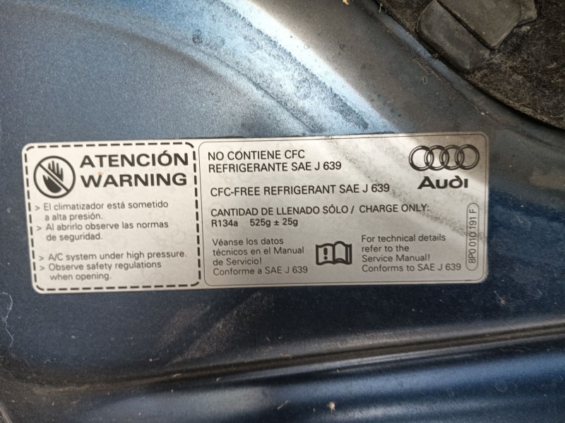 Recambio de capot para audi a3 (8p1) 1.9 tdi referencia OEM IAM   