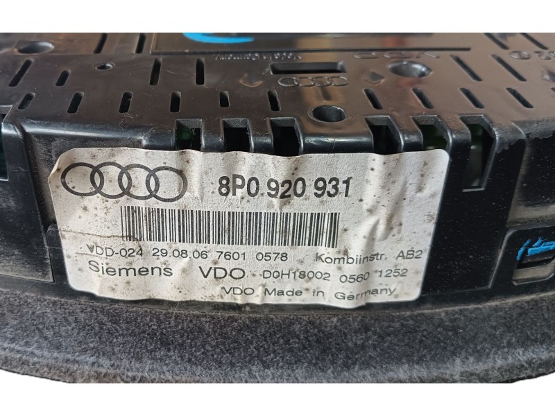 Recambio de cuadro instrumentos para audi a3 (8p1) 1.9 tdi referencia OEM IAM  8P0920931 