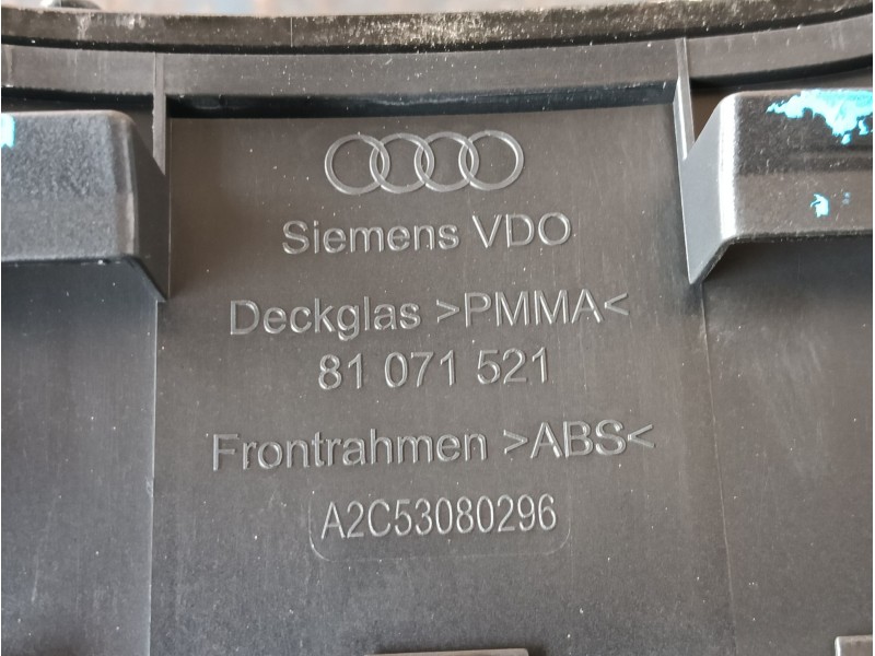 Recambio de cuadro instrumentos para audi a3 (8p1) 1.9 tdi referencia OEM IAM  8P0920931 
