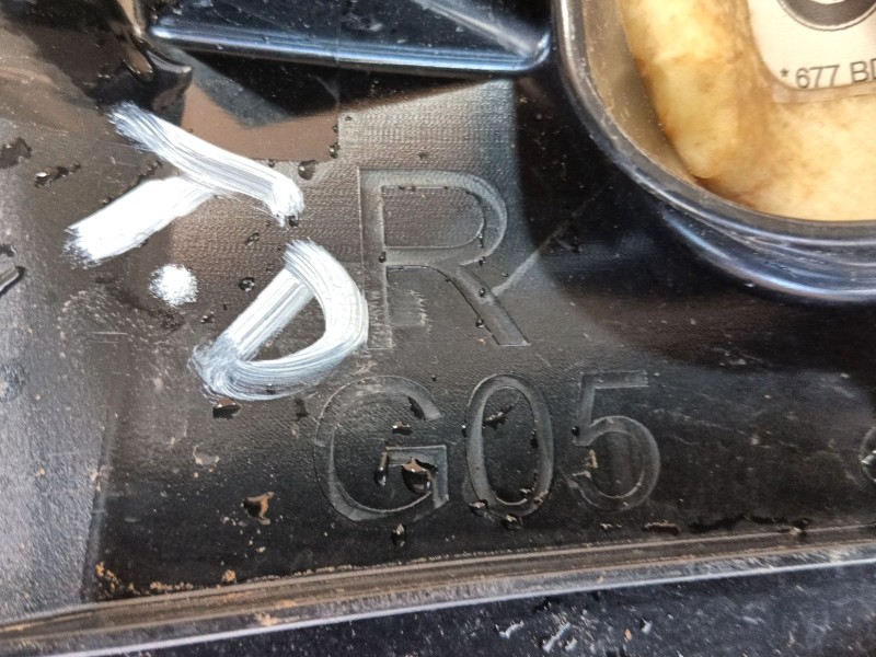 Recambio de airbag lateral trasero derecho para bmw x5 (g05, f95) 30 d mild-hybrid xdrive referencia OEM IAM 72127483706 0516080