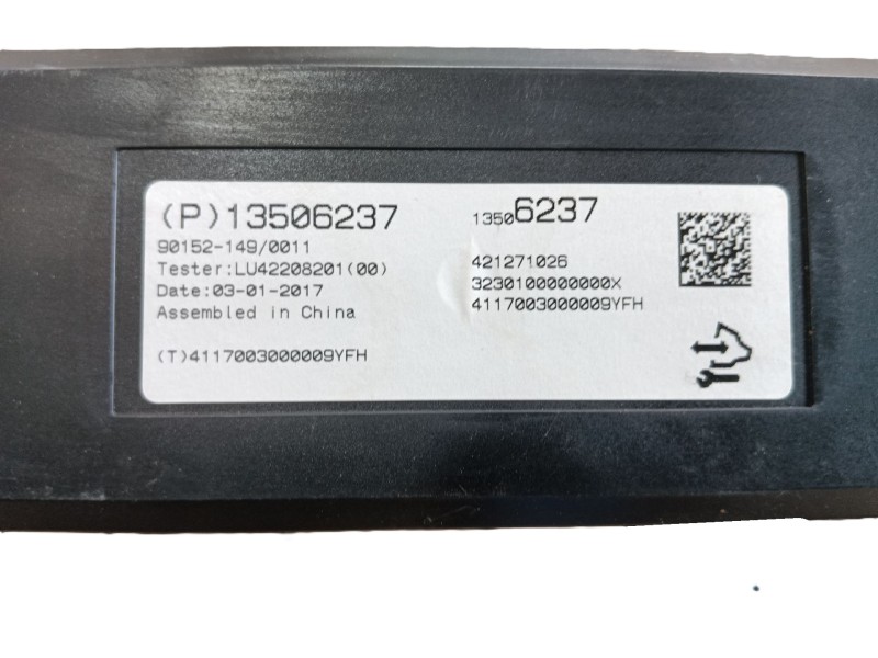 Recambio de modulo electronico para opel mokka / mokka x (j13) 1.4 (_76) referencia OEM IAM   