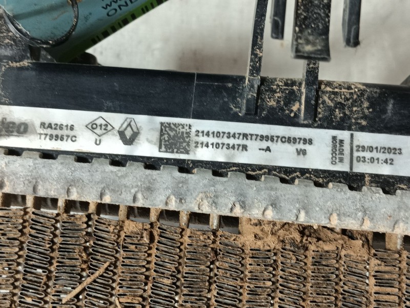 Recambio de radiador agua para dacia sandero iii 1.0 tce 90 referencia OEM IAM   
