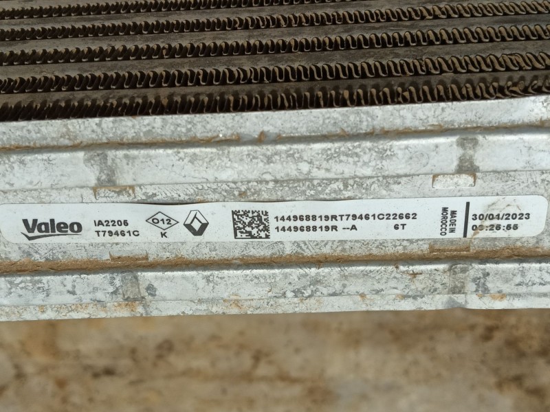 Recambio de intercooler para dacia sandero iii 1.0 tce 90 referencia OEM IAM   