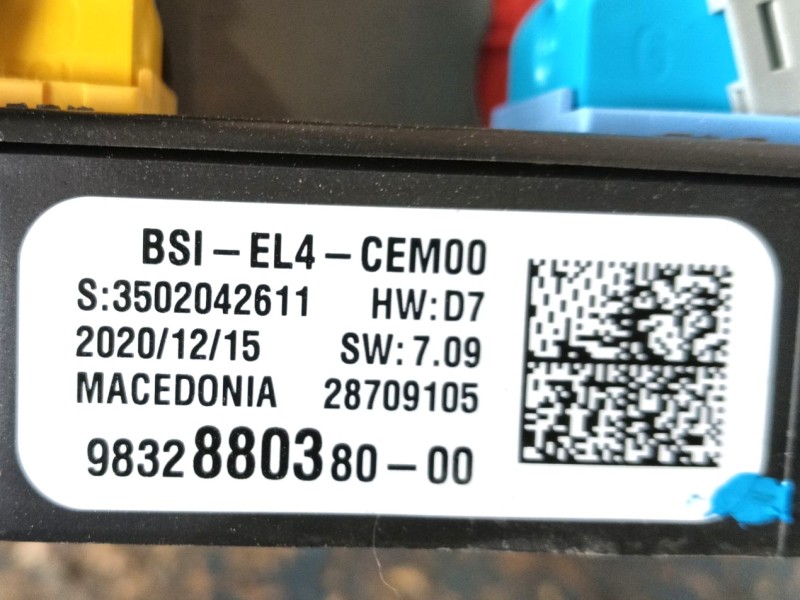 Recambio de bsi para toyota proace furgoneta (mdz_) electric (mdzs, mdzz) referencia OEM IAM 9832880380 983288038000 