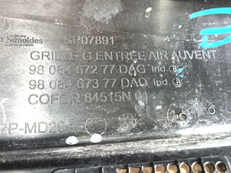 Recambio de torpedo para toyota proace furgoneta (mdz_) electric (mdzs, mdzz) referencia OEM IAM SU001A3920 9806194777 