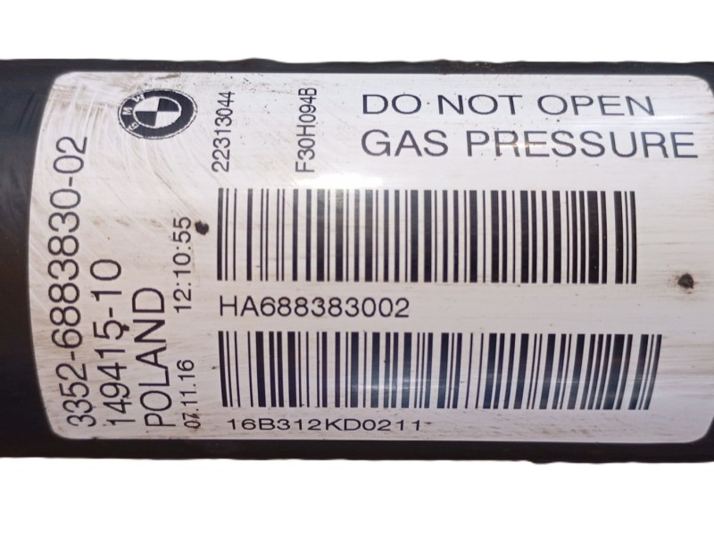 Recambio de amortiguador trasero izquierdo para bmw 3 (f30, f80) 318 d referencia OEM IAM   