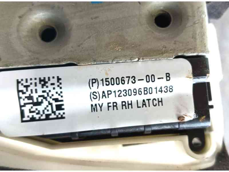 Recambio de cerradura puerta delantera derecha para tesla model y (5yjy) ev a las 4 ruedas referencia OEM IAM 150067300A 1500673