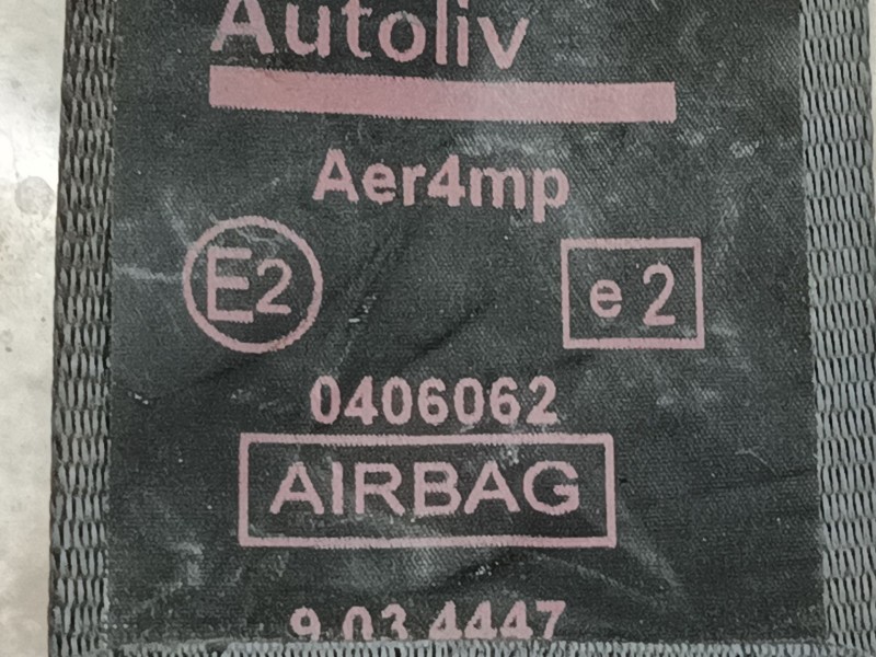 Recambio de cinturon seguridad delantero izquierdo para peugeot 308 premium referencia OEM IAM 8975K6 9034447 