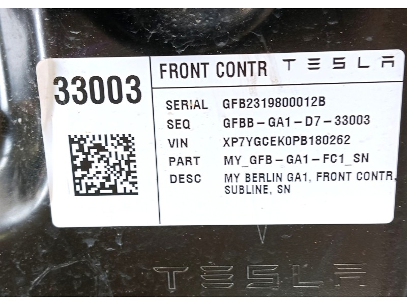 Recambio de modulo electronico para tesla model y (5yjy) ev a las 4 ruedas referencia OEM IAM  149731900E 