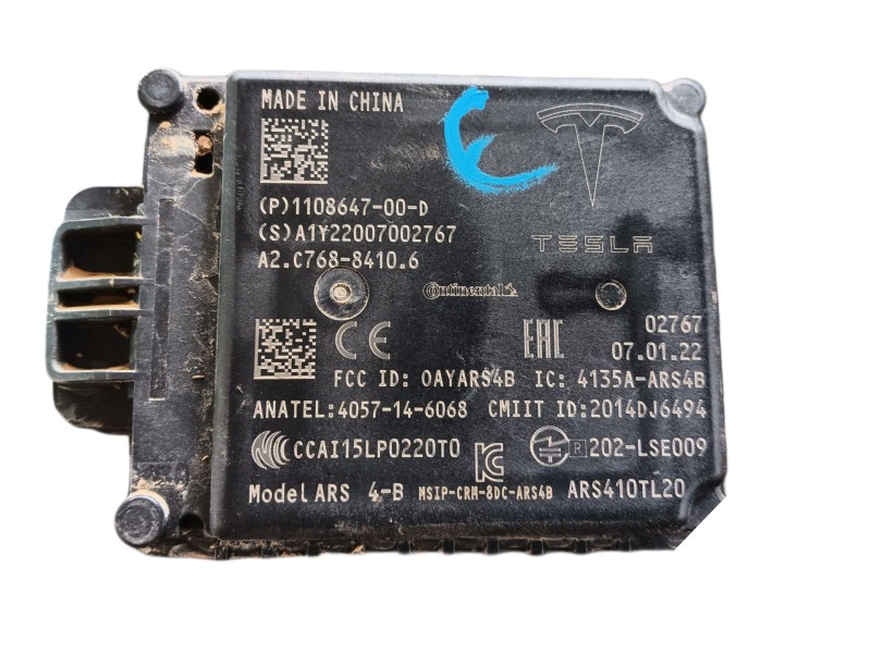 Recambio de sensor para tesla model y (5yjy) ev a las 4 ruedas referencia OEM IAM  110864700D 