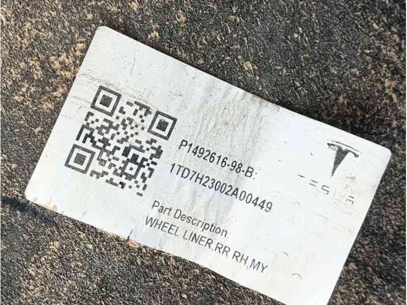 Recambio de paso de rueda trasero derecho para tesla model y (5yjy) ev a las 4 ruedas referencia OEM IAM 149261600B P149261698B 
