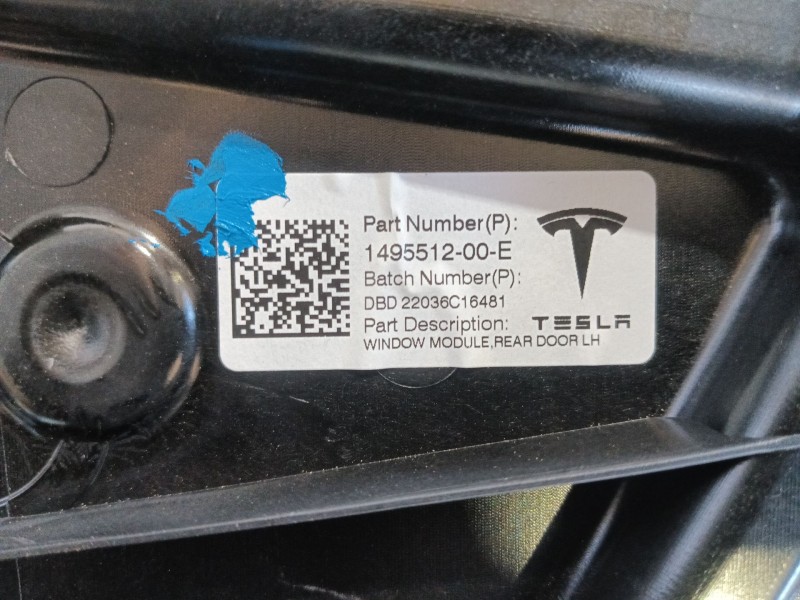 Recambio de elevalunas trasero izquierdo para tesla model y (5yjy) ev a las 4 ruedas referencia OEM IAM 152680200E 149551200E 
