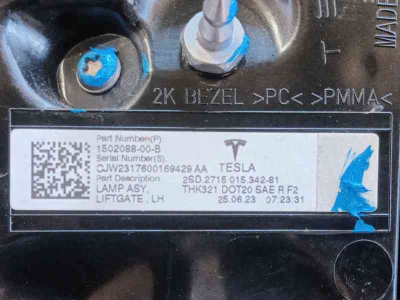 Recambio de piloto trasero izquierdo interior para tesla model y (5yjy) ev a las 4 ruedas referencia OEM IAM 107740100G 15020880