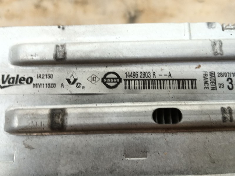 Recambio de intercooler para renault scénic iv (j9_) 1.3 tce 140 referencia OEM IAM 144962803R 144962803RA 