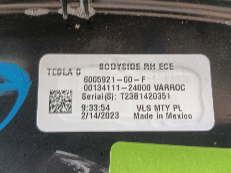 Recambio de piloto trasero derecho para tesla model s (5yjs) referencia OEM IAM   