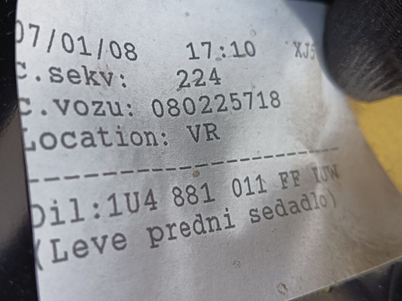 Recambio de asiento delantero izquierdo para skoda octavia berlina (1u2) tour referencia OEM IAM  1U4881011 