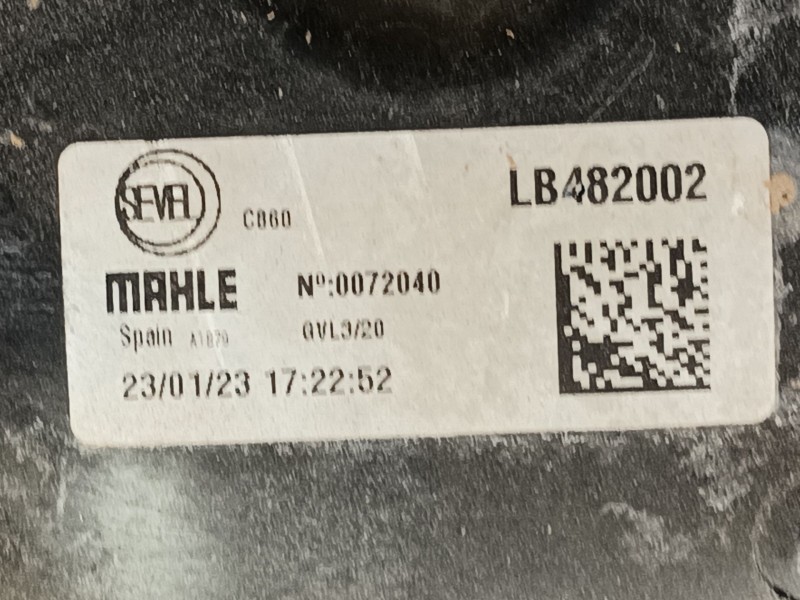 Recambio de electroventilador para citroën jumper ii furgoneta 2.2 bluehdi 120 referencia OEM IAM 1671896380 52181956 