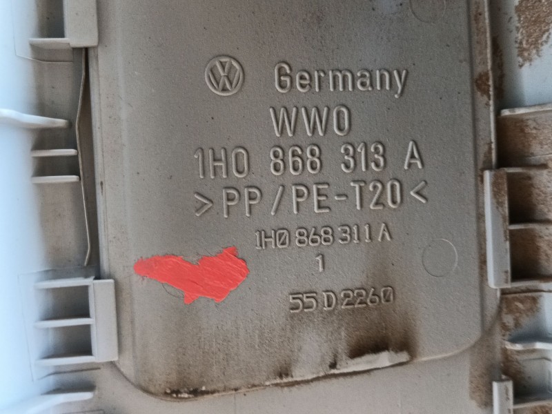 Recambio de cinturon seguridad delantero izquierdo para volkswagen golf iii (1h1) 1.6 referencia OEM IAM  1H0868313A 