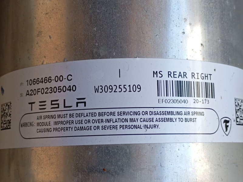 Recambio de amortiguador trasero derecho para tesla model s (5yjs) referencia OEM IAM 106646600D 106646600C 