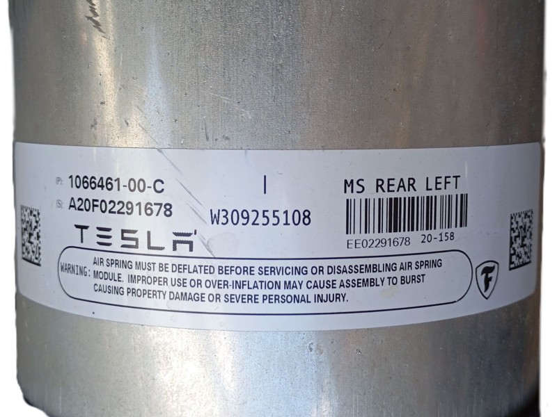 Recambio de amortiguador trasero izquierdo para tesla model s (5yjs) referencia OEM IAM 106646100D 106646100C 