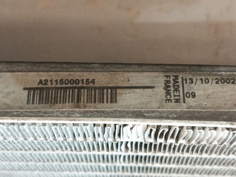 Recambio de condensador / radiador aire acondicionado para mercedes-benz clase e (w211) e 320 cdi (211.026) referencia OEM IAM A