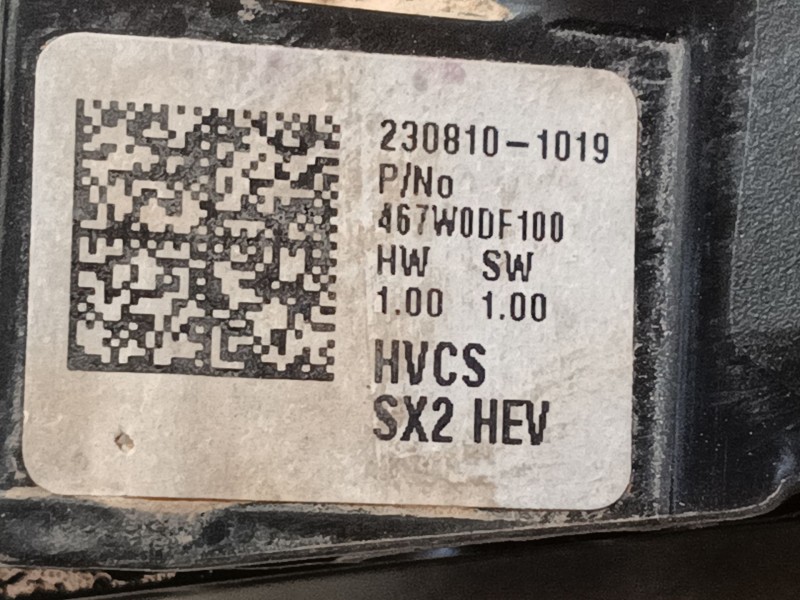 Recambio de pomo palanca cambio para hyundai kona (os, ose, osi) 1.6 gdi hybrid referencia OEM IAM   