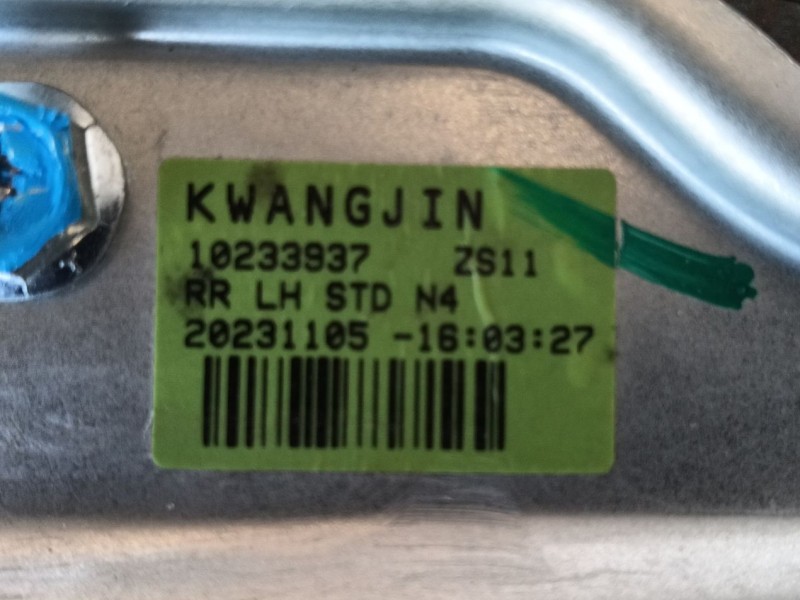 Recambio de elevalunas trasero izquierdo para mg mg zs suv 1.0 t-gdi referencia OEM IAM   