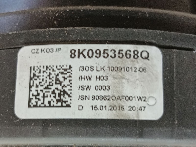 Recambio de mando multifuncion para audi a4 b8 (8k2) 2.0 tdi referencia OEM IAM 4G8953502AA4PK4 8K0953568M 