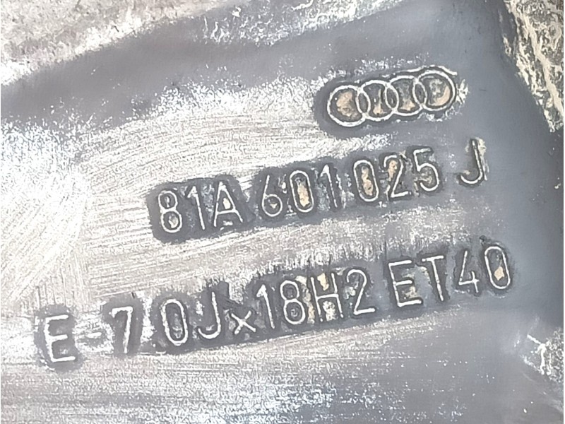 Recambio de llanta para audi q2 (gab, gag) 1.6 tdi referencia OEM IAM 81A601025J ET40 7.0Jx18