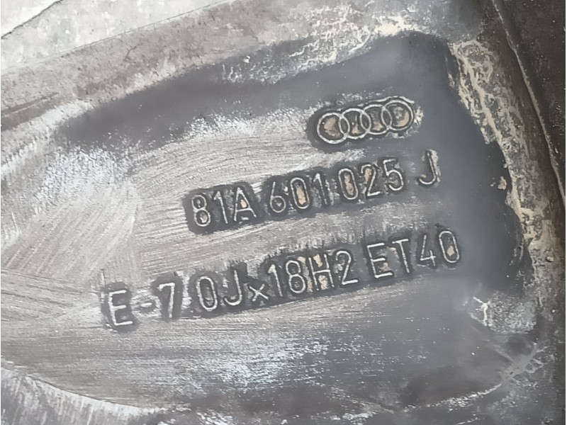 Recambio de llanta para audi q2 (gab, gag) 1.6 tdi referencia OEM IAM 81A601025J ET40 7.0Jx18