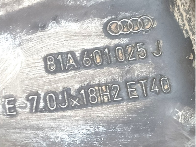 Recambio de llanta para audi q2 (gab, gag) 1.6 tdi referencia OEM IAM 81A601025J ET40 7.0Jx18