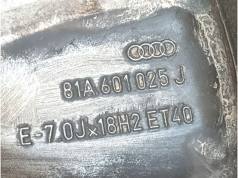 Recambio de llanta para audi q2 (gab, gag) 1.6 tdi referencia OEM IAM 81A601025J ET40 7.0Jx18