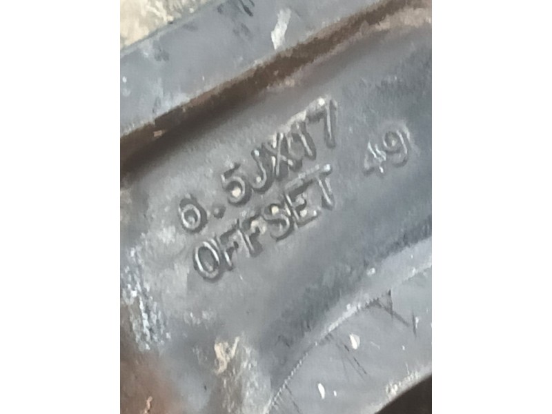 Recambio de llanta para kia stonic (yb) 1.0 t-gdi referencia OEM IAM 52910H8500 ET49 6.5Jx17