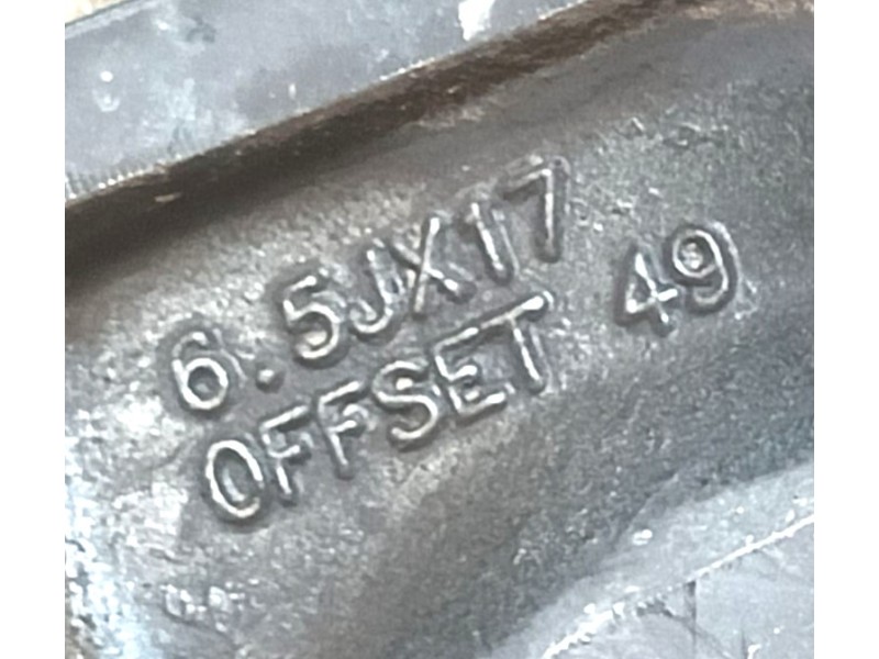 Recambio de llanta para kia stonic (yb) 1.0 t-gdi referencia OEM IAM 52910H8500 ET49 6.5Jx17