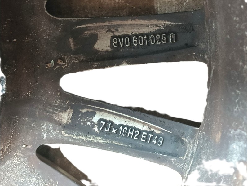 Recambio de llanta para audi a3 (8v1, 8vk) 1.4 tfsi referencia OEM IAM 8V0601025D ET48 7Jx16