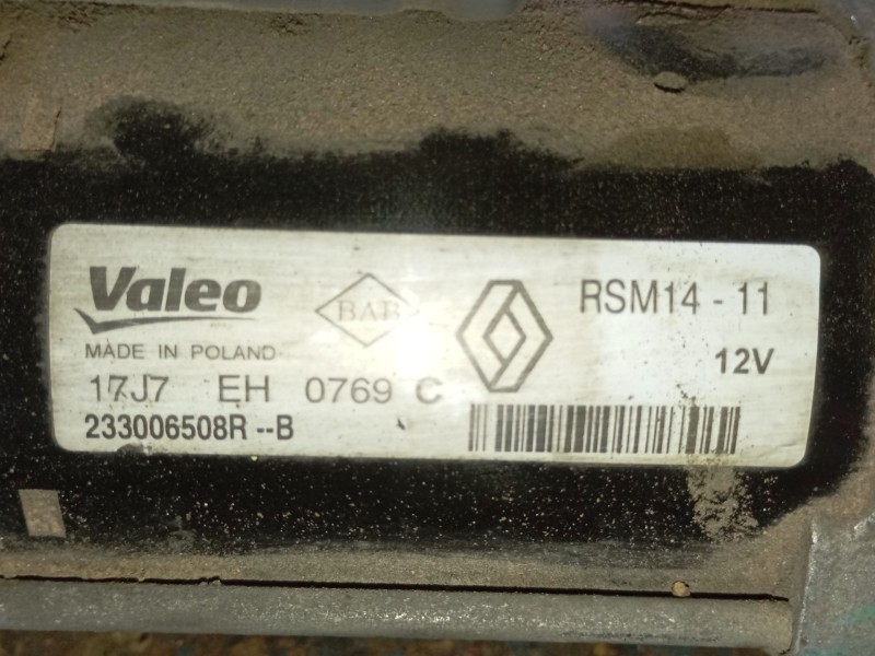 Recambio de motor arranque para dacia logan ii 1.5 dci referencia OEM IAM 233008223R  