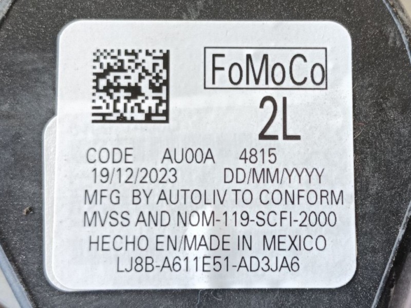 Recambio de cinturon seguridad trasero izquierdo para ford mustang mach-e (cgw) ev 4x4 referencia OEM IAM   