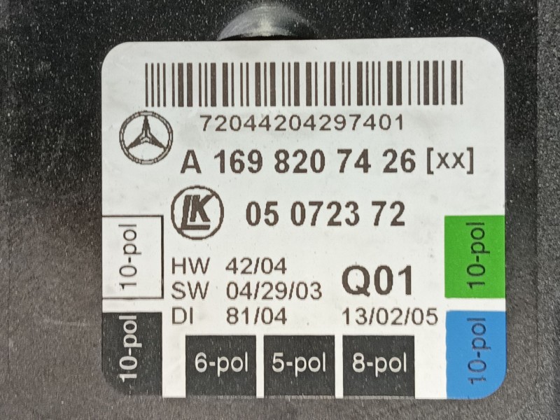 Recambio de elevalunas trasero derecho para mercedes-benz clase a (w169) a 180 cdi (169.007, 169.307) referencia OEM IAM   