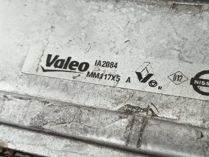 Recambio de intercooler para renault scénic iv (j9_) 1.5 dci 110 referencia OEM IAM 144614EA1B MM117X5 