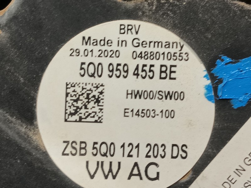 Recambio de electroventilador para seat ateca (kh7, khp) 1.0 tsi referencia OEM IAM 5Q0121203DS  