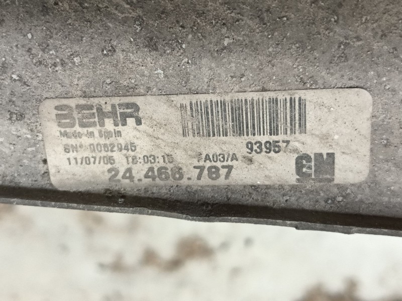 Recambio de intercooler para opel combo tour 1.3 cdti 16v referencia OEM IAM   