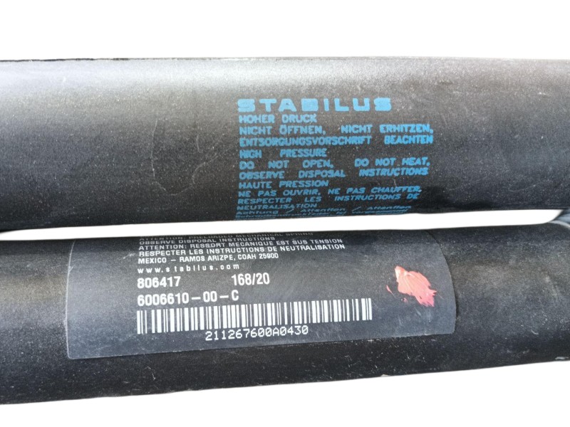 Recambio de amortiguadores maletero / porton para tesla model s (5yjs) referencia OEM IAM  600661000C 