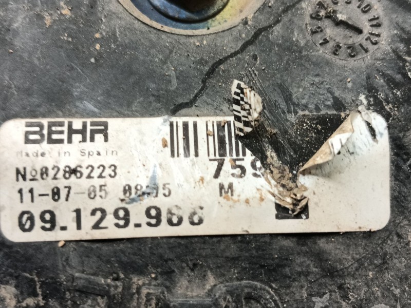 Recambio de electroventilador para opel combo tour 1.3 cdti 16v referencia OEM IAM   