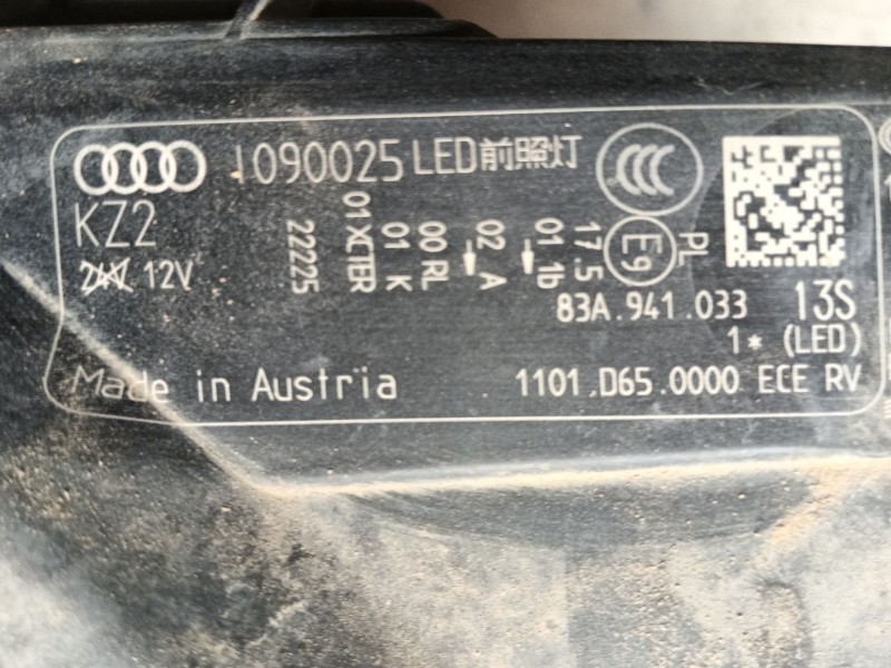 Recambio de faro izquierdo para audi q3 sportback (f3n) 35 tdi referencia OEM IAM 83A941773 83A941033 